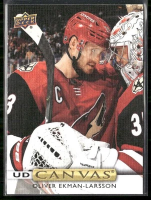 2019-20 Upper Deck - Ud Canvas Oliver Ekman-Larsson #C-193 - Image 1 of 2