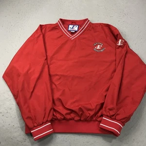 VINTAGE Indiana Hoosiers Jacke Herren XL Logo Athletic Windbreaker Basketball 90s - Bild 1 von 8