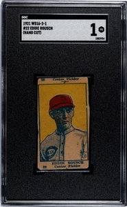 1921 W516-2-1 Eddie Rousch #22 SGC 1 - Picture 1 of 2