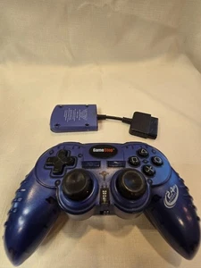 Playstation 2 Gamestop Wireless  Controller Blue - Picture 1 of 1