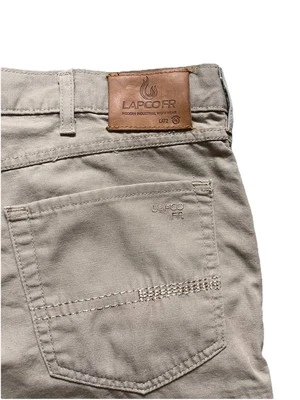 Pantalón de trabajo Lapco FR para hombre NFPA Cat2 resistente al fuego 7 bolsillos cremallera lateral 42x32 Foto 1 de 4