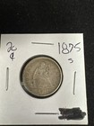 1875 S TWENTY CANT PIECE CH XF / SHARP COIN FULL LIBERTY 1875 S TWENTY CANT PIECE CH XF / SHARP COIN FULL LIBERTY
