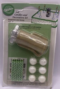New Vintage Wilton Golf Candles and Decorations Set 2811-8420 - Picture 1 of 9