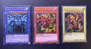 YUGIOH: ÄGYPTISCHER GOTT SET 25. Vierteljahrhundert Geheimnis selten LC01-EN001 002 003 LP - Bild 1 von 2