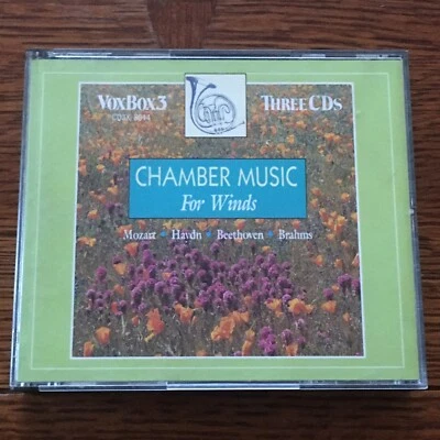 Chamber Music for Winds 3-CD set Mozart Haydn Beethoven Brahms VoxBox3 NM Foto 1 de 4