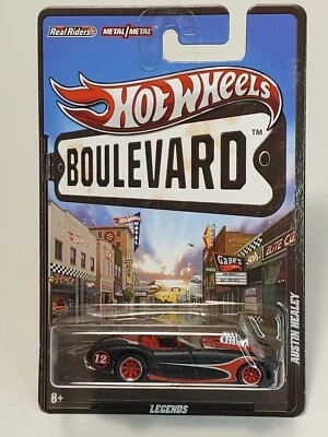 Hot Wheels 2011 Boulevard Austin Healey w/Real Riders 1:64 New In Package - Image 1 of 4