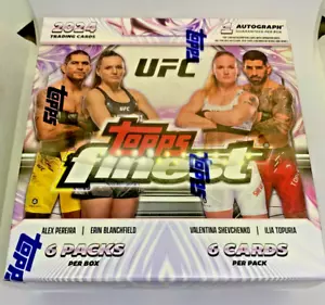 UFC 2024 Topps Finest Mega box Factory Sealed 1 Autograph - Picture 1 of 3