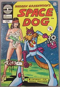 WARREN GREENWOOD'S SPACE DOG 1978 COPIA FIRMADA CON TARJETA FIRMADA RARA FIRMADA - Imagen 1 de 6