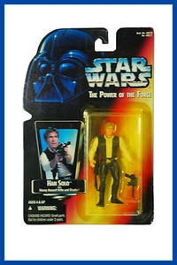 1995 Kenner Star Wars The Power Of the Force Han Solo Figure Brand New Sealed - Picture 1 of 3