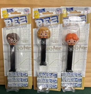 Harry Potter Pez Dispenser Set of 3 Harry Potter, Ron Weasley, Hermione Granger - Picture 1 of 3