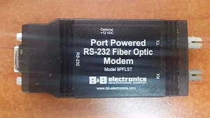 b&b electronics port powered rs-232 fiber optic modem 9pflst - Picture 1 of 5