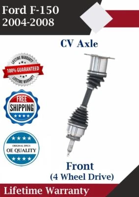 OE Front CV Axle For 2004-2008 Ford F-150 4.2L 4.6L 5.4L 4WD Lifetime Warranty - Imagem 1 de 4