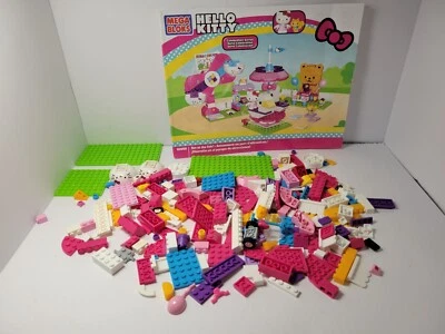 Hello Kitty Mega Blocks Playground  Building Lot Incomplete - Image 1 of 4