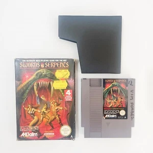 Swords And Serpents + Box - Nintendo NES - Tested & Working - Free Postage - Picture 1 of 9