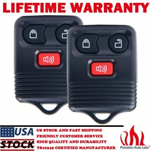 2 Remote Car Key Fob For Ford F150 F250 F350 2005 2006 2007 2008 2009 2010 2011 - Picture 1 of 12