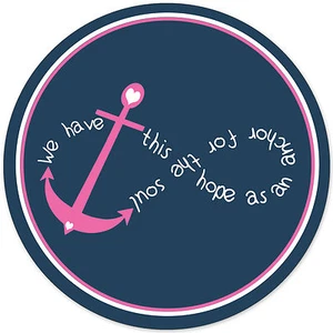 Cute Custom Mouse Pad Hope Anchor For Soul Infinity Symbol Pink Blue Mousepad - Bild 1 von 1