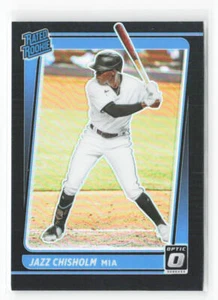 2021 Panini Donruss Optic Jazz Chisholm #58 Black RC 22/25 Rated Rookie - Picture 1 of 2