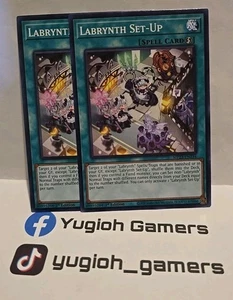 YUGIOH LABRYNTH SET UP X2 MP23 1.AUFLAGE COMMON LIGHT PLAYED  - Bild 1 von 1