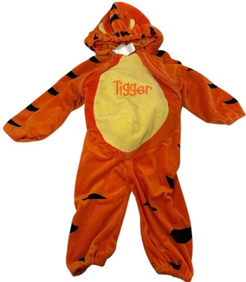 Disney Niño Pequeño Tigger Winnie The Pooh Peluche Disfraz 18-24 Meses Mono Usado en Excelente Condición Foto 1 de 4