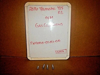 2016 2018  Yamaha YZF R1 OEM Gas Tank Cap Screws 90110-05112-00 Foto 1 de 4