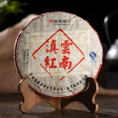 Yunnan Old Tree Sun Dried Black Tea Dianhong Feng Qing Dian Hong Tea Cake 357g - Image 1 of 4