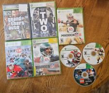 Lot de 8 jeux Xbox 360 - GTA IV, Army of 2 NON TESTÉ