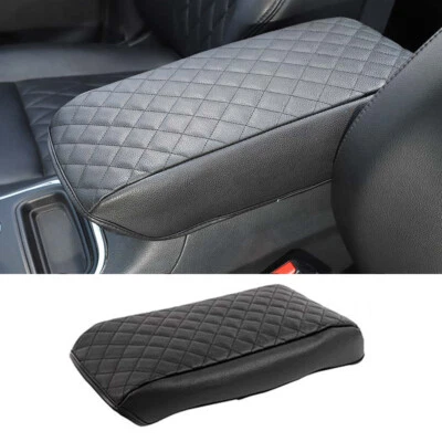 Black Center Console Lid Armrest Trim Cushion Pad For Jeep Grand Cherokee 11+ AU - image 1 of 4