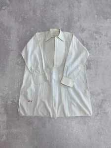 Antique French Vintage Man's Shirt Circa 1890s With Embroidery Gents Dress Shirt - Picture 1 of 13