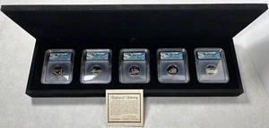 Set of 5 2005-S Proof State Quarters ICG PR70 DCAM Clad with display box Slabbed - Picture 1 of 6