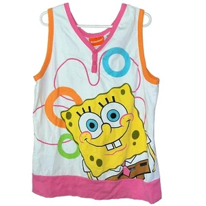 Nickelodeon 2009 SpongeBob Tank Top Girls 10/12 - Picture 1 of 6