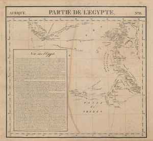Afrique. Partie de l'Egypte #11. Egypt. Nile Valley. Siwa. VANDERMAELEN 1827 map - Picture 1 of 1