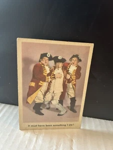 1959 fleer three stooges card # 52 White Back Ref# 51  - Picture 1 of 2