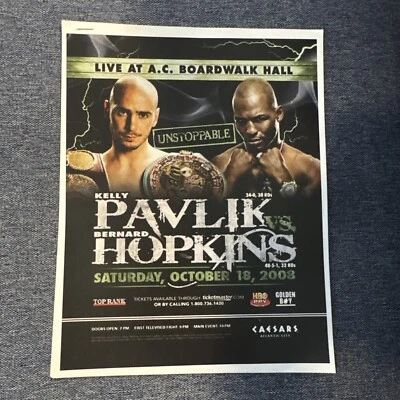 Boxing Media Guide 2008 - Pavlik vs Hopkins - raro Foto 1 de 4