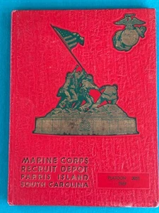 Annuario 1969 Corpo dei Marines Recruit Depot Parris Island Plotone 3051 USMC - Foto 1 di 2