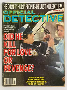 Official Detective Magazine, September 1980, Vintage True Crime Stories, Pulp - Picture 1 of 4