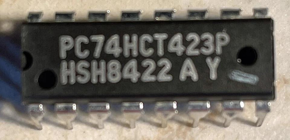 Multivibrador monoestable reactivable doble Phillips PC74HCT423P 74HCT423 - NUEVO DE STOCK Foto 1 de 1
