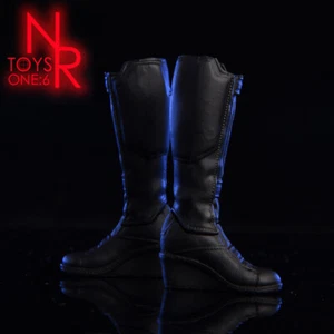 NRtoys 1:6 Boots Model Black Widow Combat Shoes Toy For 12in. Woman Action Doll - Picture 1 of 6