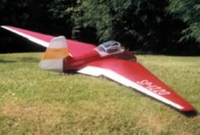 PZL BIELSKO SZD 6X Nietoperz, Segelflugzeug, Nurflügel, Spannweite 2540mm - Bild 1 von 2