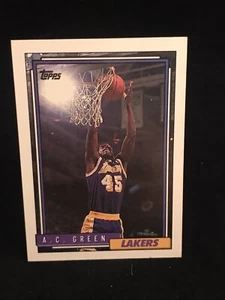 1992-93 Topps Los Angeles Lakers Basketball Card #159 A.C. Green - Picture 1 of 3