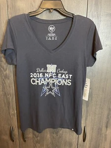 NFL Dallas Cowboys 2016 NFC East Champions Oficial Mediano Damas Nuevo con Etiquetas - Imagen 1 de 7