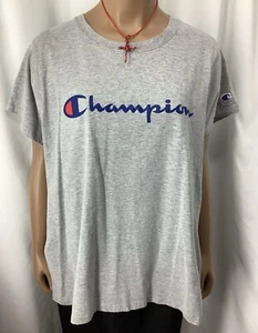 Camiseta Champion para mujer 2XL gris con logotipo TMH250331/TB1 - Imagen 1 de 7