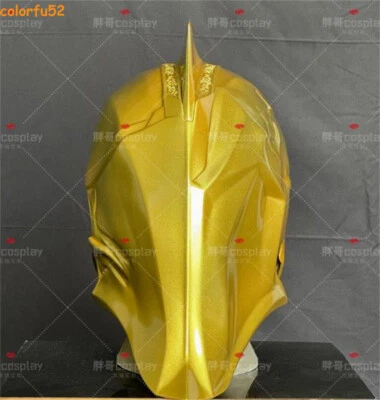Black Adam Doctor Fate Cosplay Gold Helmet FRP Mask Halloween Prop Ornament Gift - Image 1 of 4
