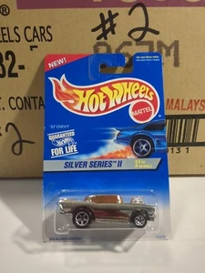 1996 Hot Wheels Silver Series II '57 Chevy #422 Chrome - Picture 1 of 6