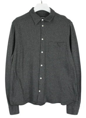 J. Lindeberg Jersey Stripe Slim Shirt Men XL Button Pockets Spread Collar - Image 1 of 4