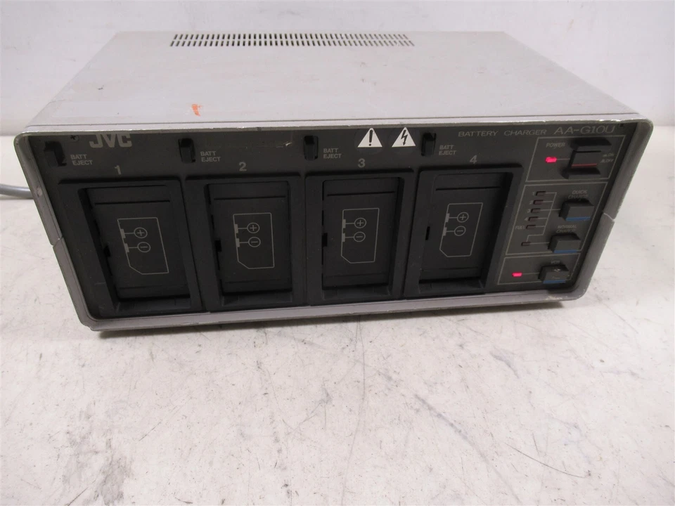Cargador de batería JVC AA-G10U cargador de batería cuádruple para baterías JVC NB-G1U Foto 1 de 4