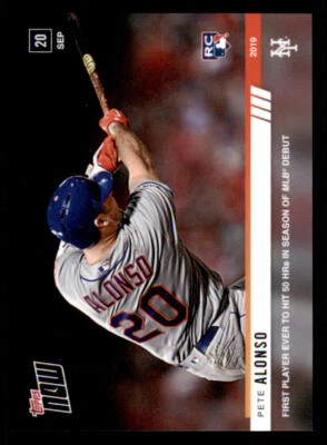 2019 Topps Now #870 Pete Alonso* *#/3461 - Image 1 of 2