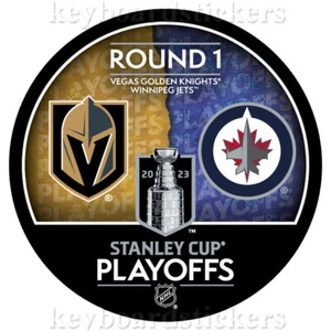 2023 NHL Stanley Cup Playoffs Duelo Disco Vegas Golden Knights vs Winnipeg Jets - Imagen 1 de 2