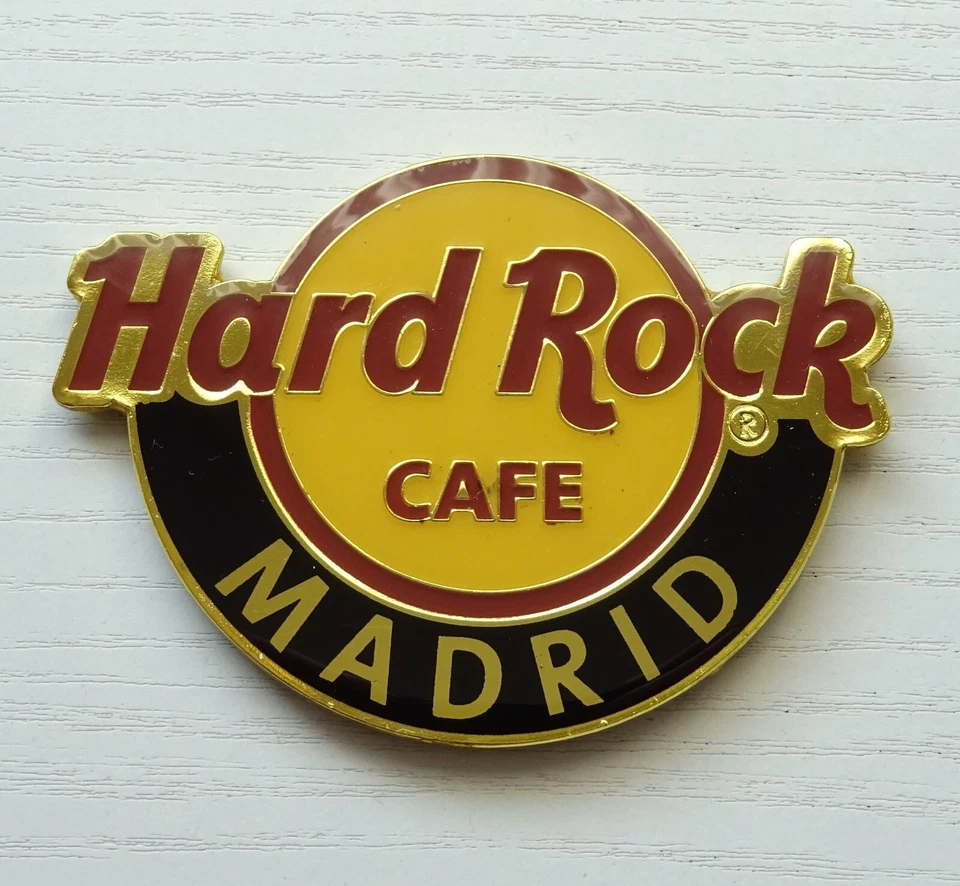 Magnet Hard Rock Cafe Madrid Classic Logo größerer Schriftzug NEU