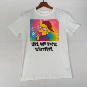 Old Navy Lisa Simpson Hippie Artist Girls Shirt XL - Picture 1 of 4