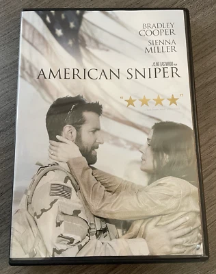 American Sniper DVD: Bradley Cooper, Sienna Miller, Clint Eastwood, 2014🎥 Foto 1 de 4